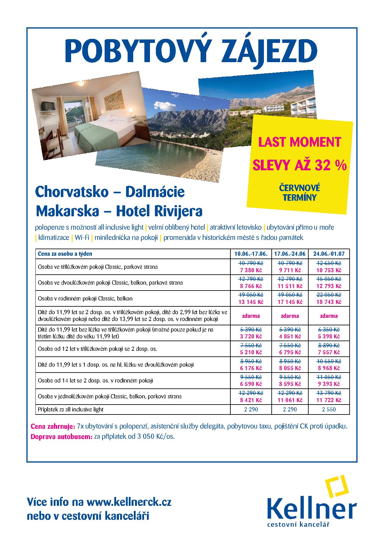 13. Chorvatsko - Makarska - hotel Rivijera - LM